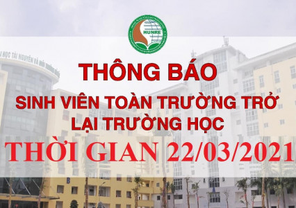  Thông báo triển khai thực hiện các biện pháp phòng chống dịch covid 19 khi sinh viên quay trở lại học tập